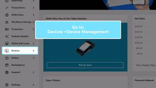 Shift4 Dine Customer Hub: Setting up Revenue Centers & Devices
