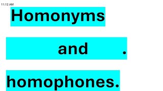 Homonyms / Homophones = Jkp | Ssc | Mts etc.