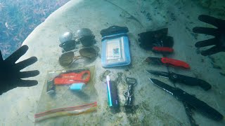 Found TONS of Lost Valuables Underwater in River! (Busy Tubing Exit)