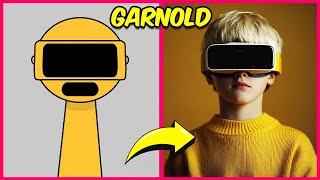 INCREDIBOX SPRUNKI Characters as HUMANS 🤑😎 + 🔊Guess The Incredibox Sprunki Characters by their VOICE