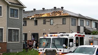 One person sent to the hospital after tornado touches down in Ottawa suburb