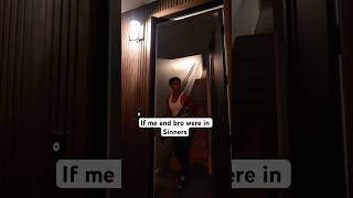 If me and bro were in Sinners 🤣 #sinners #michaelbjordan #movieclips