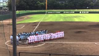 明星高校 シートノック他 2015年10月10日(土) 平成27年 秋季東京都高等学校野球大会【一回戦】都市大高戦