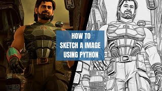 Mastering Artistic Outlines in Python: OpenCV and Turtle Graphics Tutorial