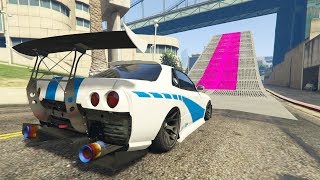 PRIMERA CARRERA CON EL SKYLINE - CARRERA GTA V ONLINE - GTA 5 ONLINE