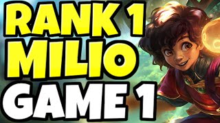 My first ranked game as Milio ... (ROAD TO RANK 1 MILIO)