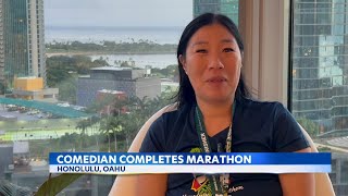 Comedian Kristina Wong finishes Honolulu Marathon