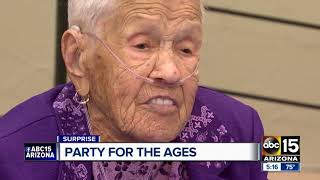 Woman celebrates 107th birthday in Surprise