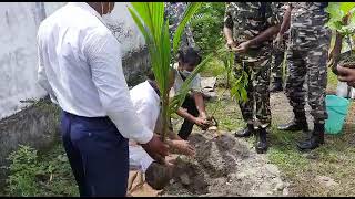 Aaradhya Foundation | SSB 41 Bm Ranidanga Tree Plantation in Manonmani Mantap Siliguri, West Bengal.