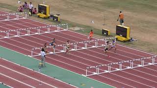 H30　千葉県中学総体　女子100mH　予選5組