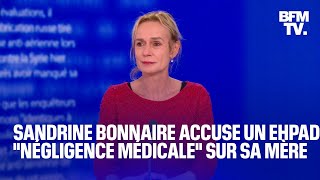 L'intégralité de l'interview de Sandrine Bonnaire qui accuse un Ehpad de \