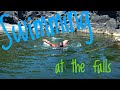 Swimming at ANGELS POOL. Victoria Falls, Livingstone.