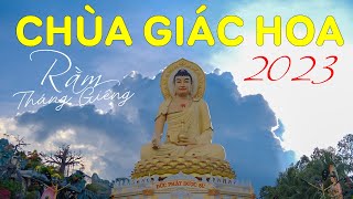 Chùa Giác Hoa Bạc Liêu đông đúc khách hành hương ngày rằm tháng Giêng