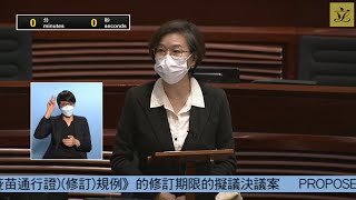 立法會會議 (2022/11/09) - IV. 議員議案：延展附屬法例修訂期限的擬議決議案  (2022年第207號法律公告)