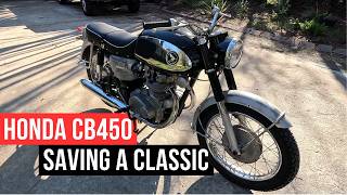 Restoring a 1965 Honda CB450 Black Bomber