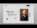 Responsive Personal Portfolio Website Using HTML CSS & JavaScript