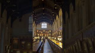 The Hall | Christ college Oxford | Harry Potter dining hall