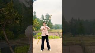 Kungfu china master 211/Hướng dẫn múa gậy #霞光腊月#kungfu #wing chun