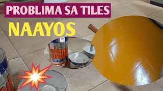 Problima sa floor tiles na mahirap linisin may paraan