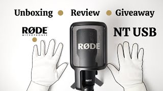 Rode Nt Usb Review \u0026 Unboxing + GIVEAWAY ! Best Mic for #ASMR ?  #asmrunboxing #TheRelaxingTech