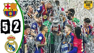 Real Madrid vs Barcelona 2-5 Hіghlіghts \u0026 All Goals | Final Super Cup 2025