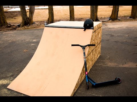BUILDING A QUARTERPIPE!!! (PT1) BUILDING A QUARTERPIPE!!! (PT1)