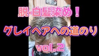 【白髪染め☆やめます！】vol.2  50歳 母ちゃんの決断！グレイヘアへの道のり