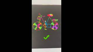How to draw easy cycle drawing #art#paperheart#drawingideas#youtube#song#diy#vlog#gameplay#shorts#1k