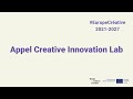 Europe Créative -  volet trans-sectoriel : appel Creative Innovation Lab