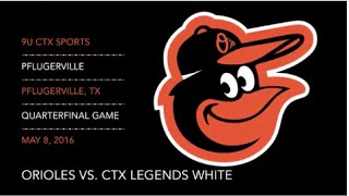 2016.05.08 Orioles vs. CTX Legends