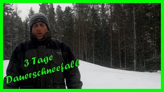 3 Tage Dauerschneefall!  Winter-Comeback in Schweden