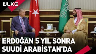 Cumhurbaşkanı Erdoğan, Suudi Arabistan Veliaht Prensi Selman’la Görüştü