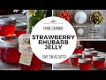 HOMEMADE STRAWBERRY RHUBARB JELLY