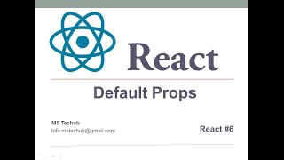 React JS tutorial | Default Props In React JS