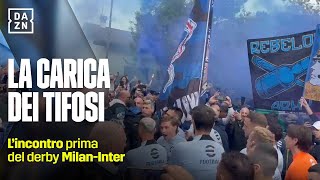 CARICA INTER: l'incontro squadra-tifosi prima del derby 🔥 | Verso Milan-Inter | DAZN