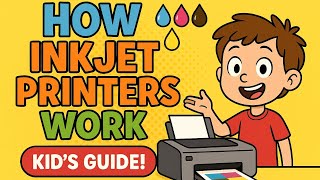 How Inkjet Printers Work: Kid's Guide!