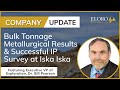 Eloro Resources (TSX: ELO) | Bulk Tonnage Metallurgical Results & Successful IP Survey at Iska Iska