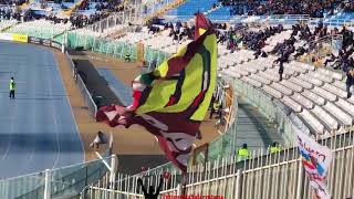 PESCARA SALERNITANA,i cori dei 500 tifosi granata