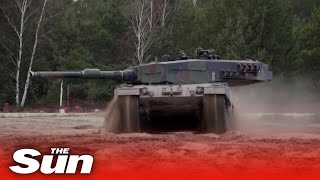 NATO partners train Ukrainians on Leopard tanks in 30 days