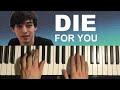 Joji - Die For You (Piano Tutorial Lesson)