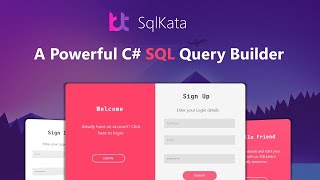 Sqlkata Query Builder For C# .NET and Core - MySQL Sign-in Sign-up Demo CRUD