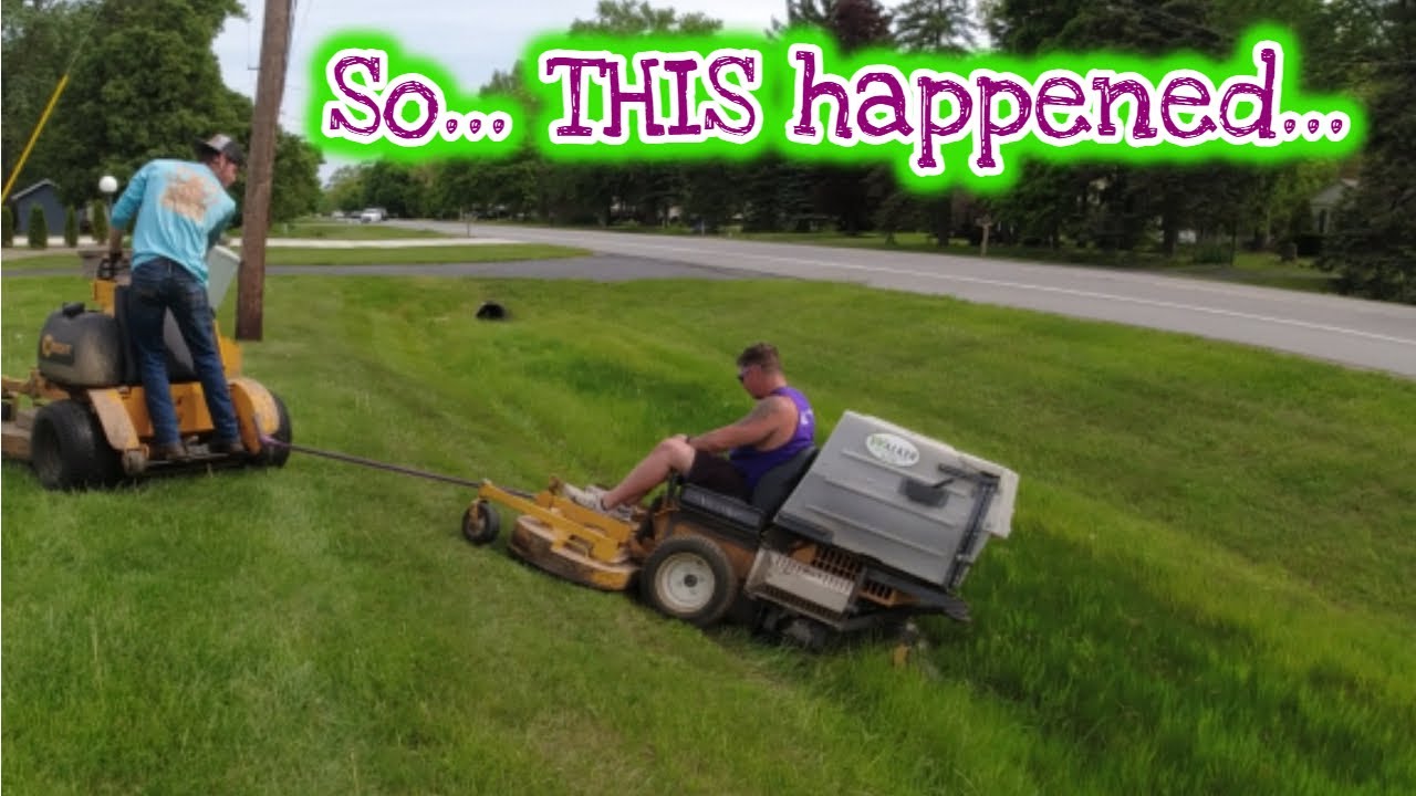 Mowing Overgrown Fields Youtube