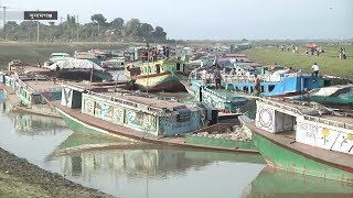 মারাত্মক যানজট সুনামগঞ্জের যাদুকাটা নদীতে! | Rivers of BD | Somoy TV