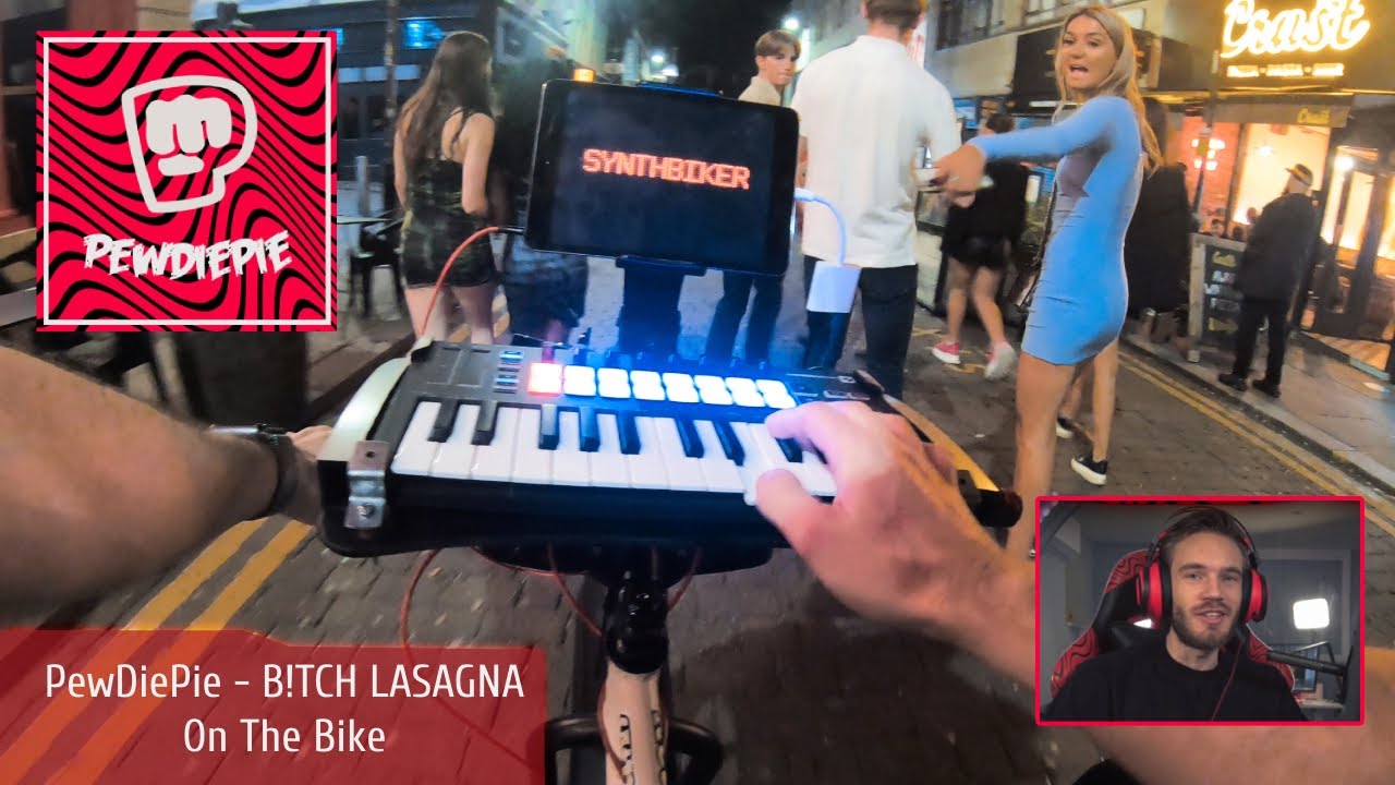 PewDiePie - Bitch Lasagna - On The Bike (cover) - YouTube