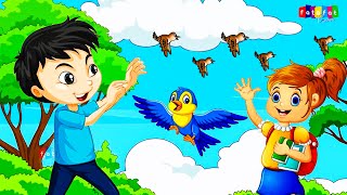 एक चिड़िया अनेक चिड़िया | Ek Chidiya Anek Chidiya | Hindi Rhymes For Kids   Chidiya Hindi Story