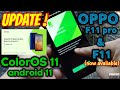 UPDATE ! android 11 II Color OS 11 II OPPO F11 pro & F11