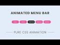 Cool Menu Hover CSS animation | Animated Menu Items