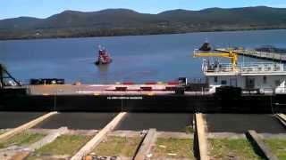 Steelways launches barge - camera 2