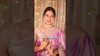 Simply Serene Mashru Banarasi Saree | Wedding Reception Banarasi Saree - I Love Sarees #shorts