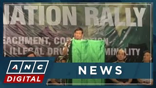 Duterte attends 'indignation rally' in Cebu: 'They want to remove Inday; It's politics' | ANC